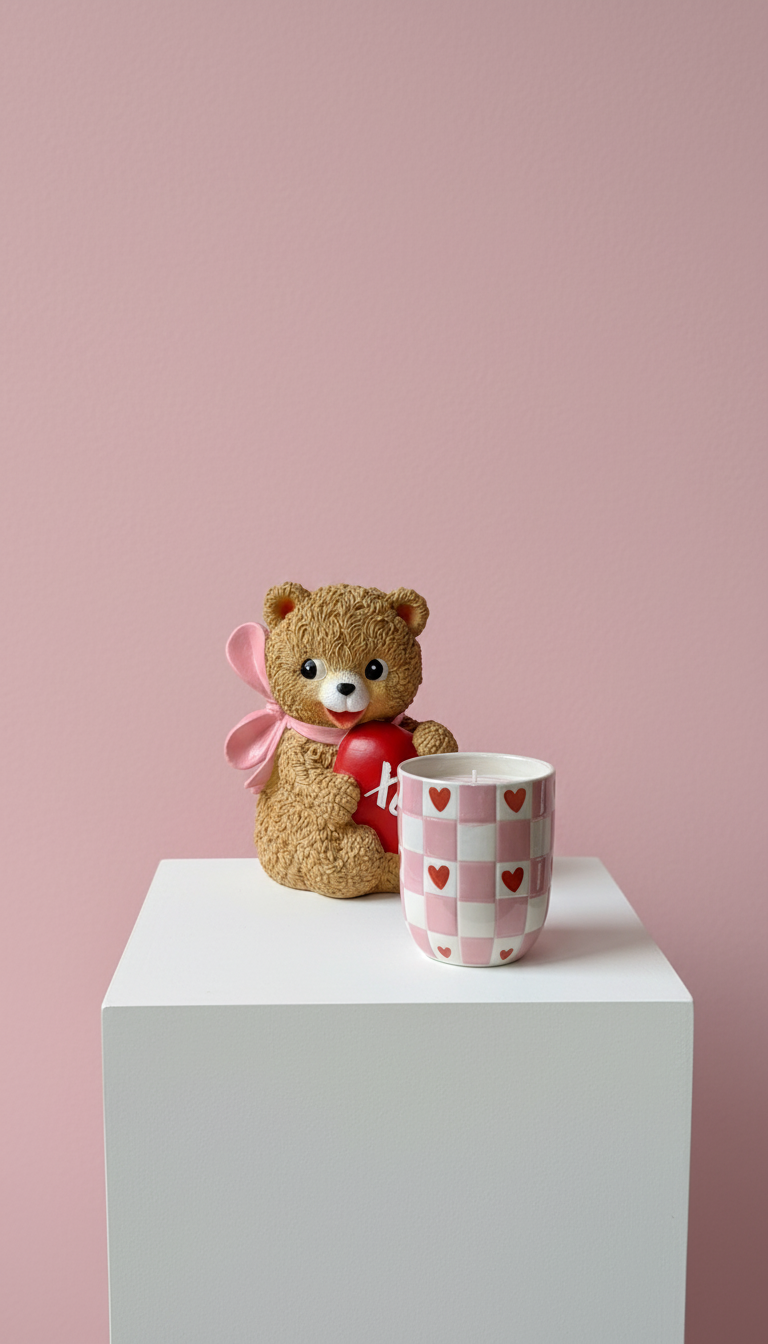 Heart Valentine Candle